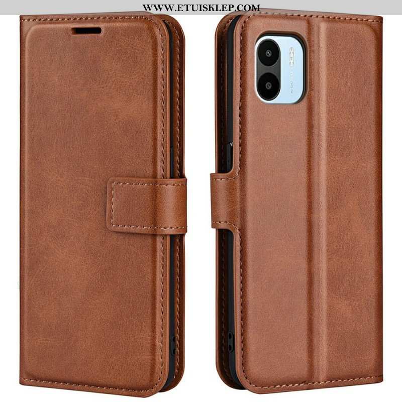 Etui Folio do Xiaomi Redmi A1 Ekstremalnie Cienki Efekt Skóry